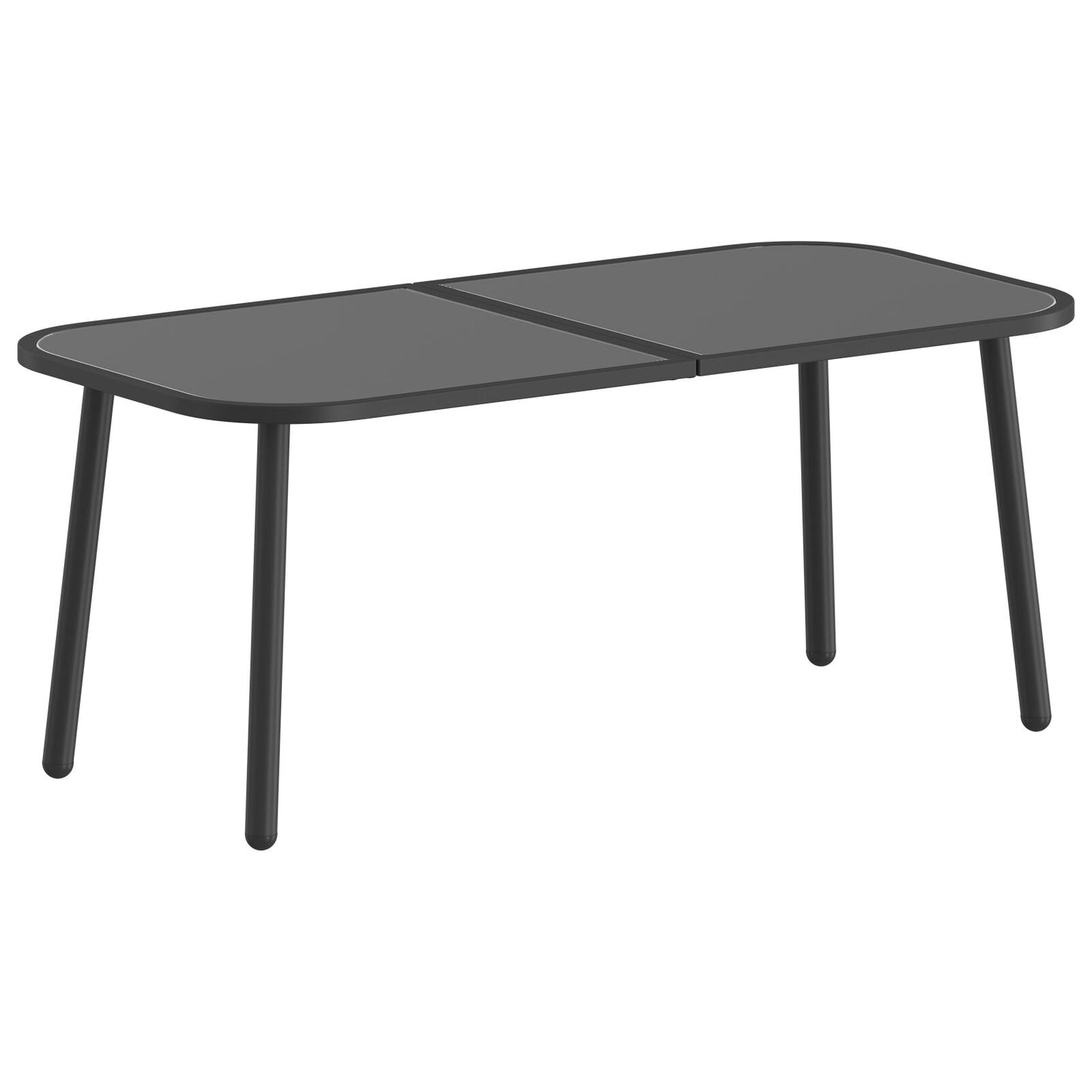 Garten Essgruppe 4 pcs Braun Poly-Rattan