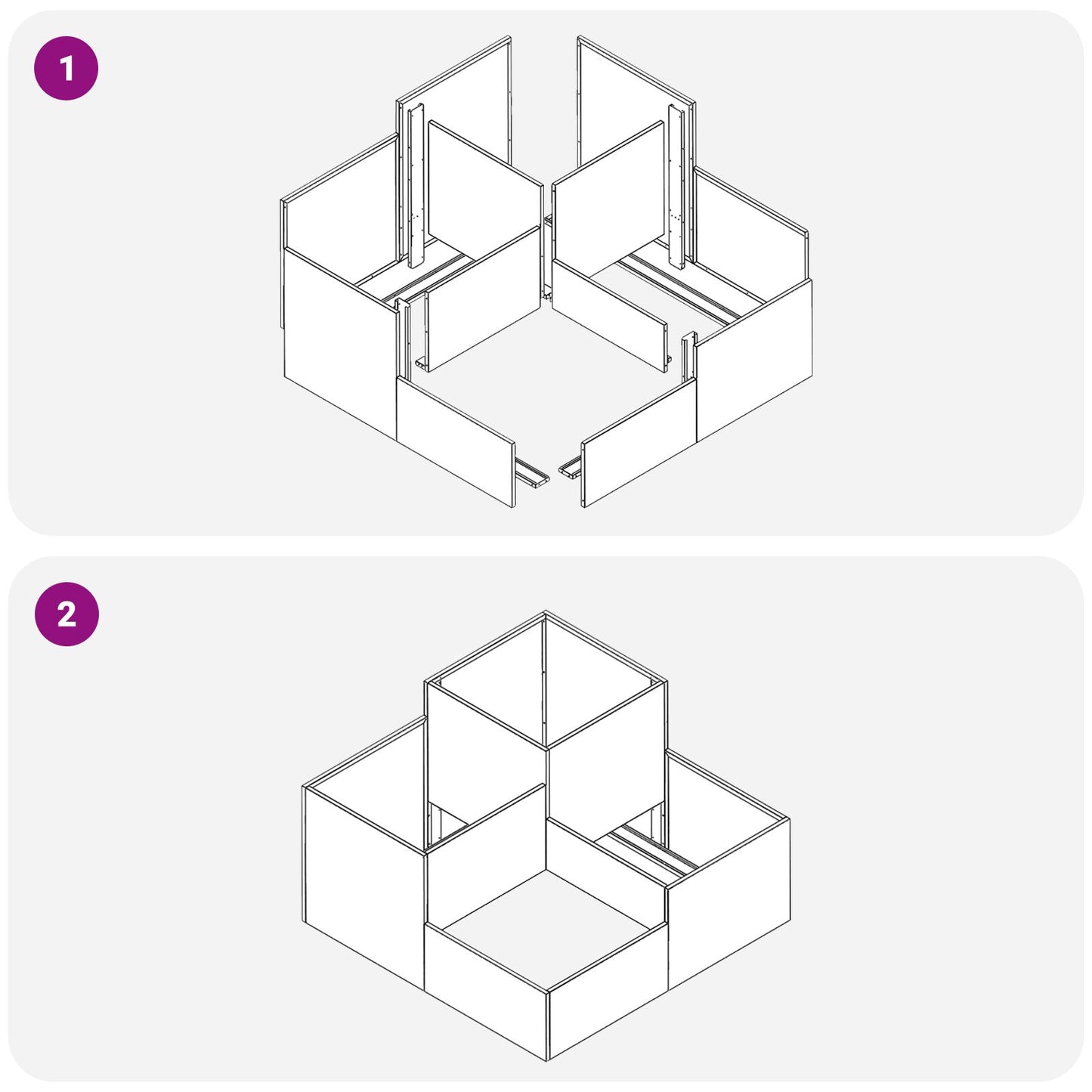 Gartenblumentopf Schwarz 100 x 100 x 60 cm Stahl