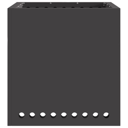 Feuerplatz Schwarz 48 x 48 x 50 cm Kaltgewalzter Stahl