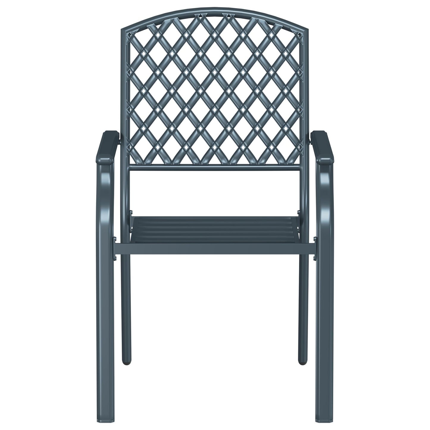 Gartenstuhl 4 pcs Anthrazit 56 x 65 x 89 cm Stahl