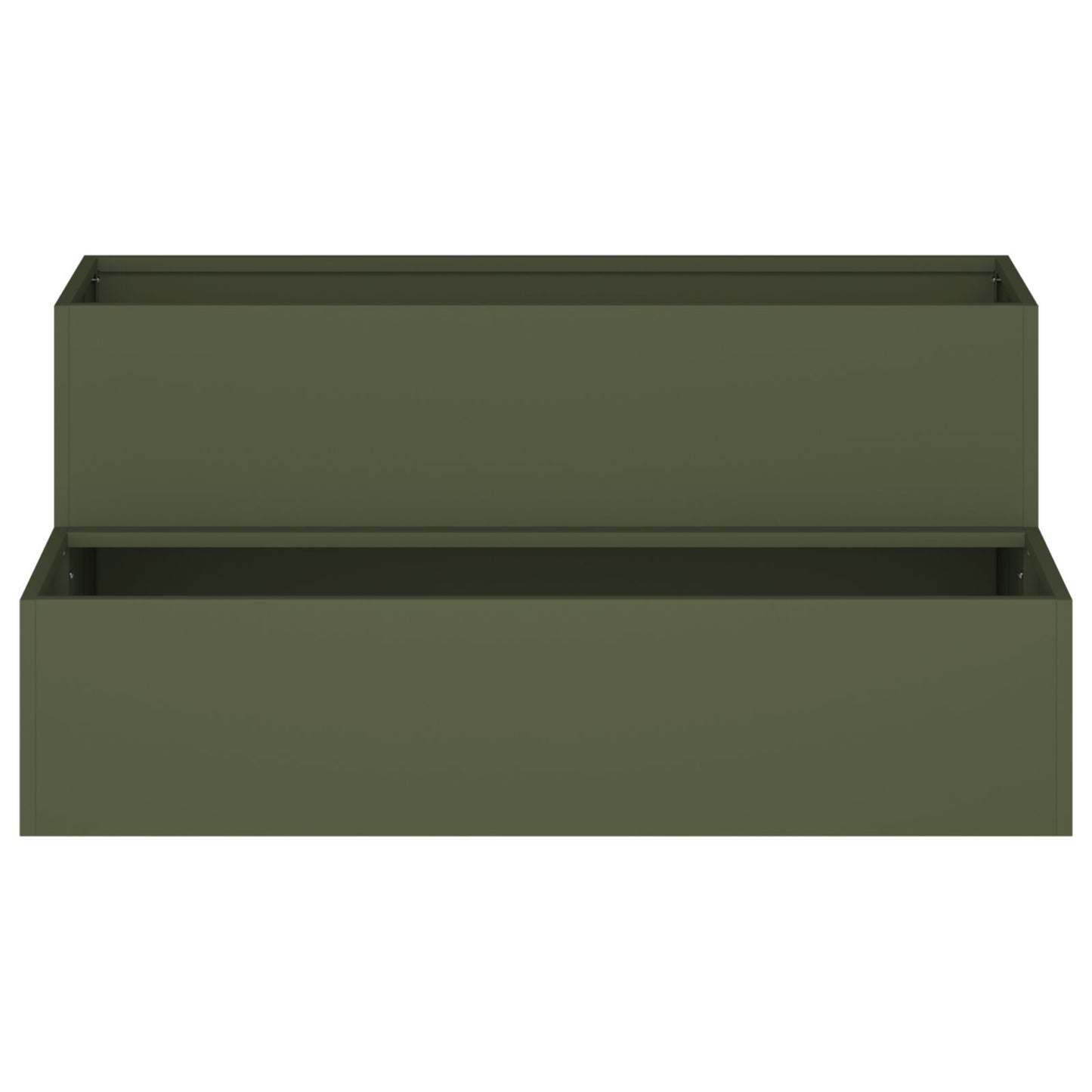 Garten-Pflanzgefäß Olive Grün 100 x 60 x 45 cm