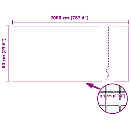 Insektenschutzgitter Weiß 60 x 2000 cm Glasfaser