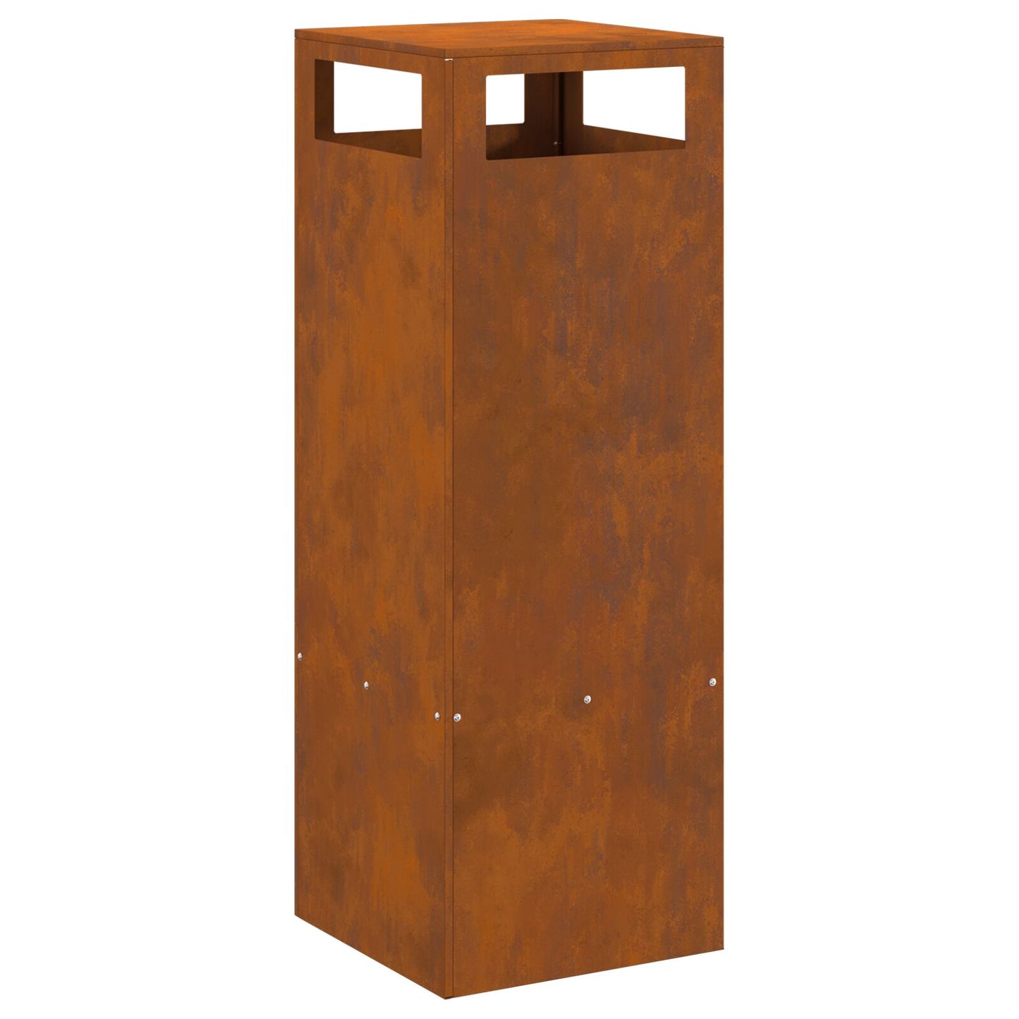 Feuerplatz Braun 35 x 35 x 100 cm Witterungsbeständiger Stahl