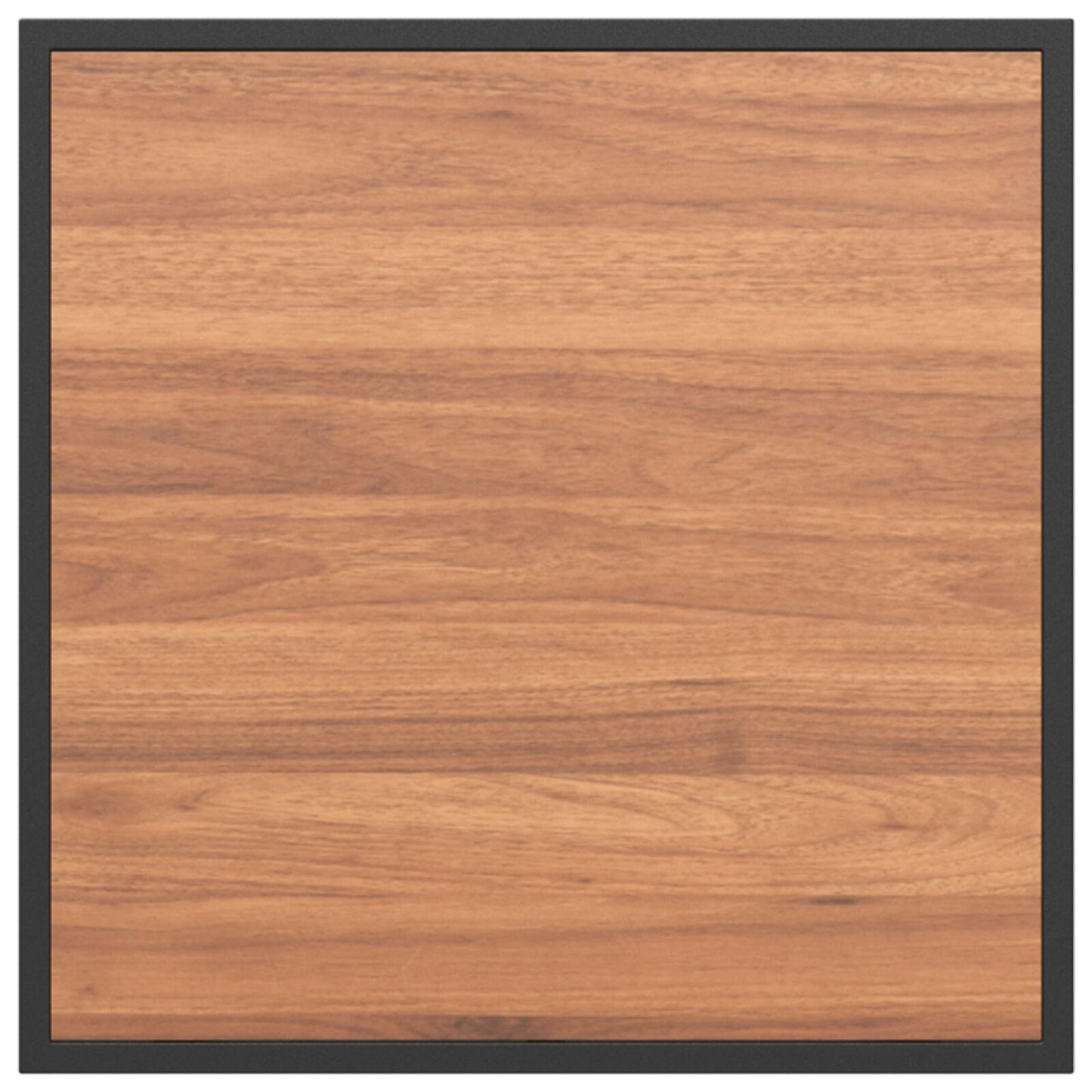 Couchtisch Schwarz und Braun 55 x 55 x 35 cm