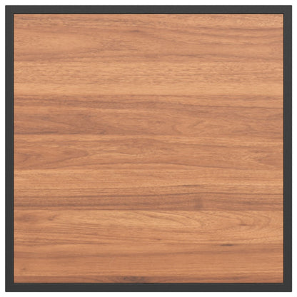 Couchtisch Schwarz und Braun 55 x 55 x 35 cm