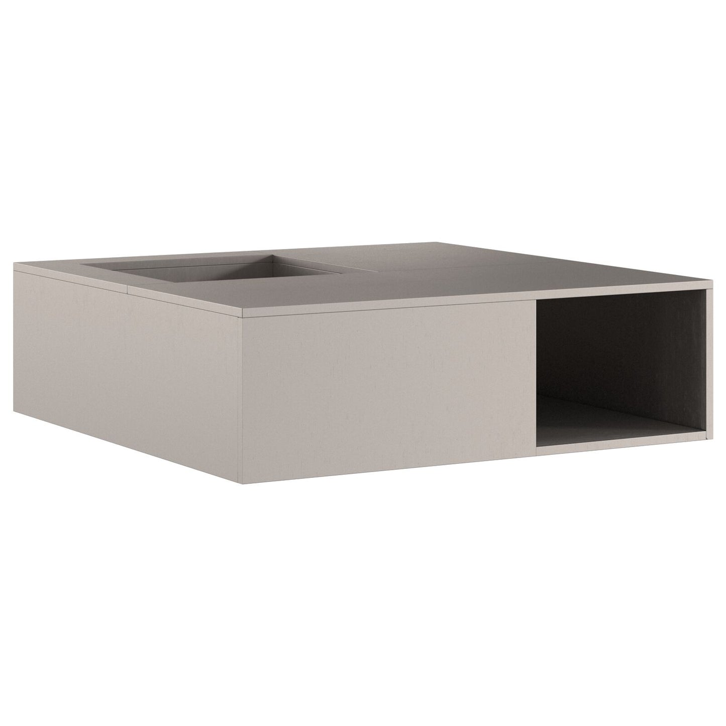 Feuerplatz Braun 100 x 100 x 30 cm Witterungsbeständiger Stahl