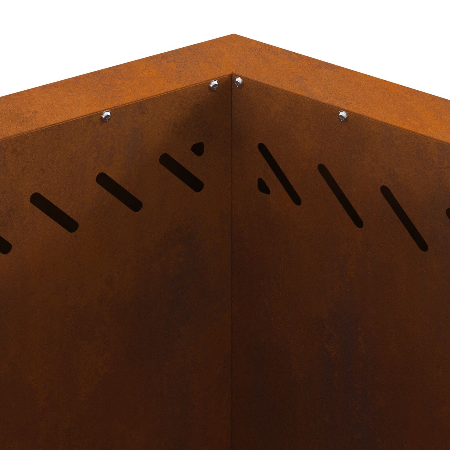 Feuerplatz Braun 58 x 58 x 51 cm Witterungsbeständiger Stahl