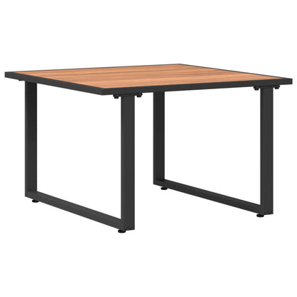 Couchtisch Schwarz und Braun 55 x 55 x 35 cm