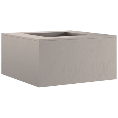 Feuerplatz Braun 80 x 80 x 40 cm Witterungsbeständiger Stahl