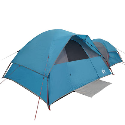 Campingzelt 5 Personen Blau Wasserdicht