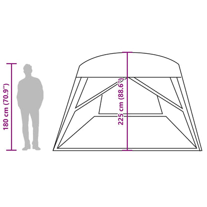Familienzelt für 6 Personen Grün Wasserdicht