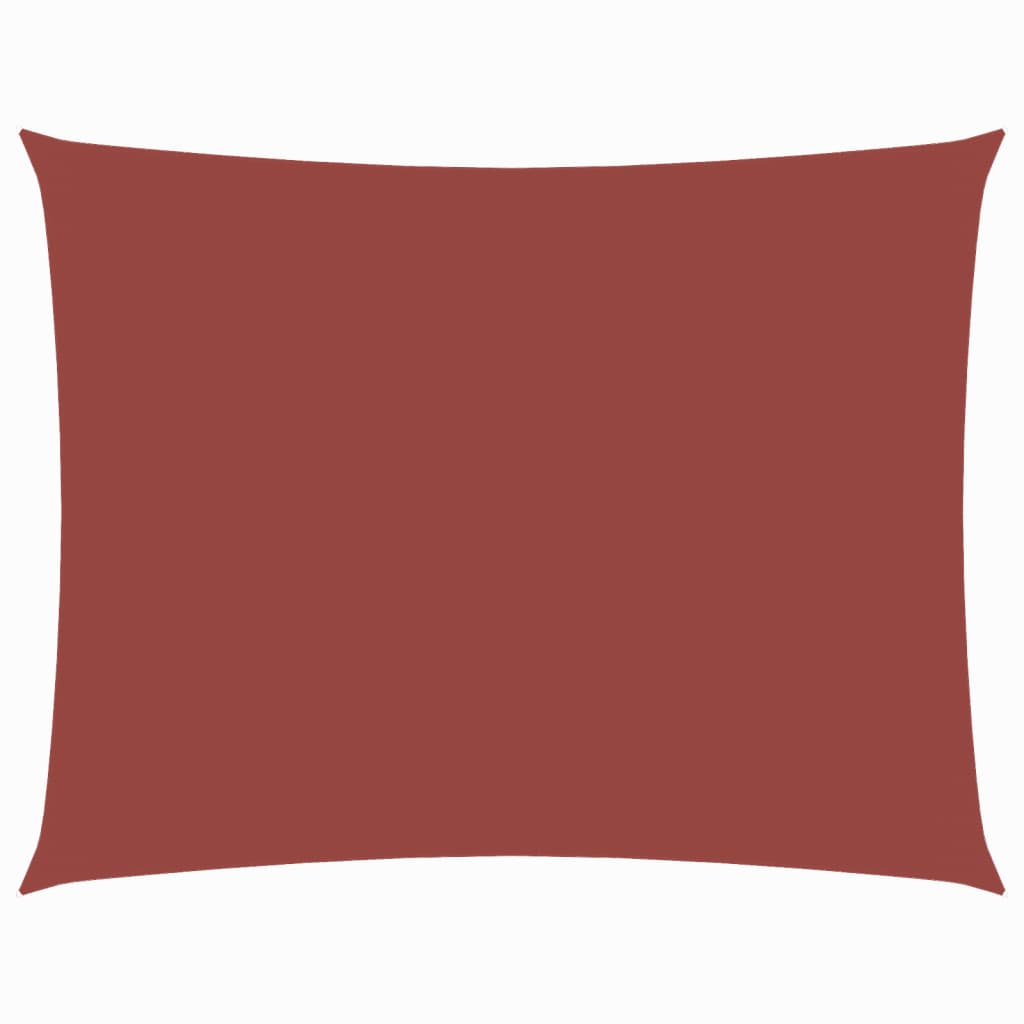 Sonnensegel Oxford-Gewebe Rechteckig 3x5 m Terrakotta-Rot
