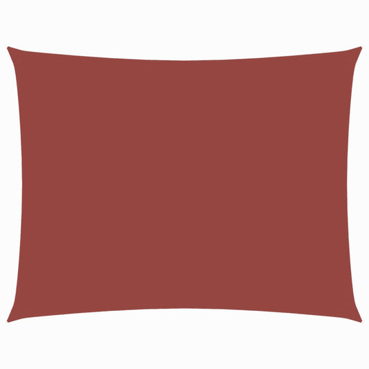 Sonnensegel Oxford-Gewebe Rechteckig 3x5 m Terrakotta-Rot