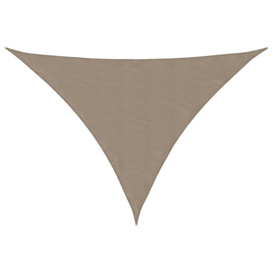 Sonnensegel Oxford-Gewebe Dreieckig 5x5x6 m Taupe