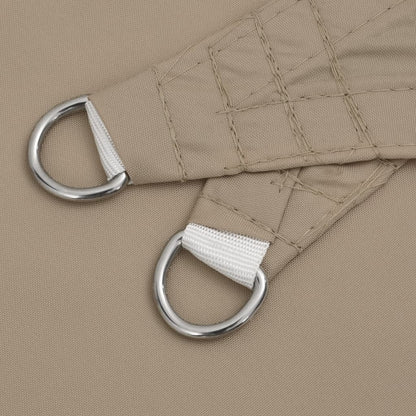 Sonnensegel Oxford-Gewebe Dreieckig 5x5x6 m Taupe