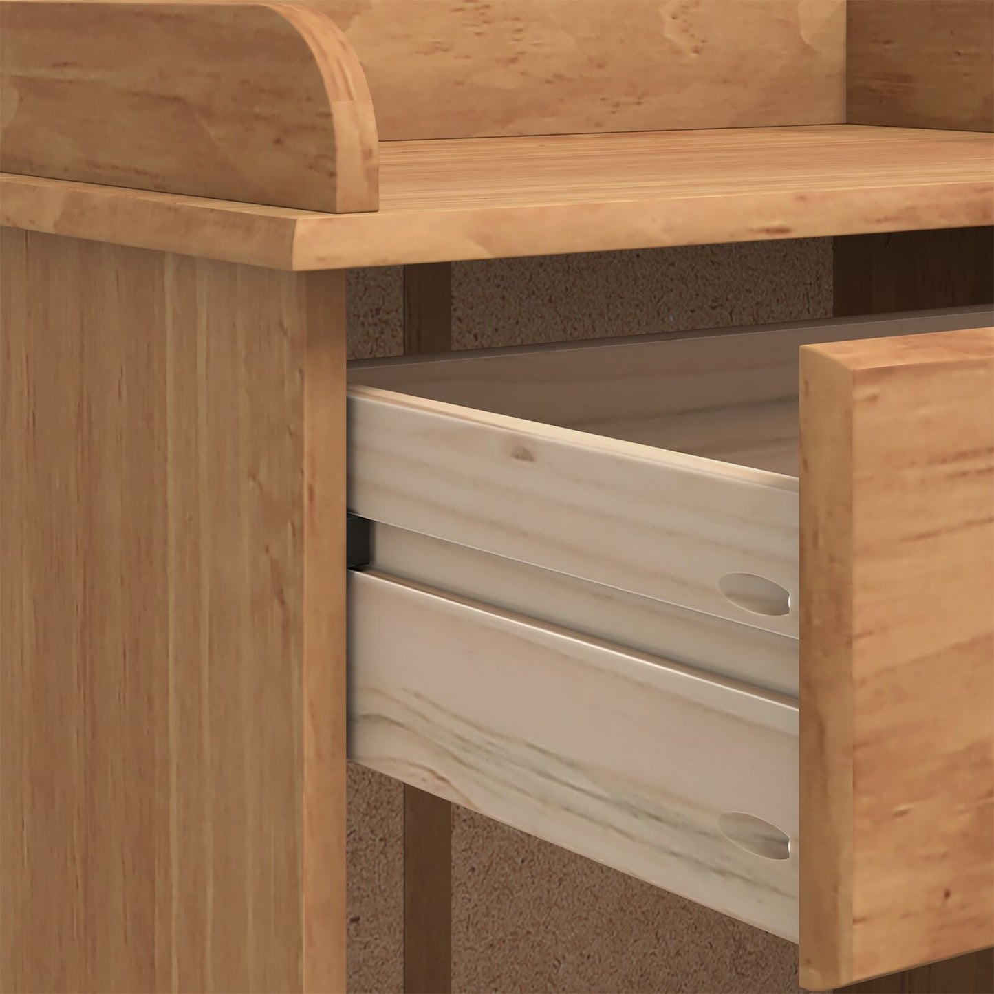 Weinschrank ASKIM Braun 57 x 37 x 114 cm Massivholz Kiefer