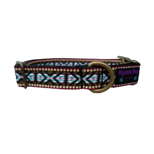 Kijomadog Hundehalsband mit Metallverschluss  2cm  "Perla"