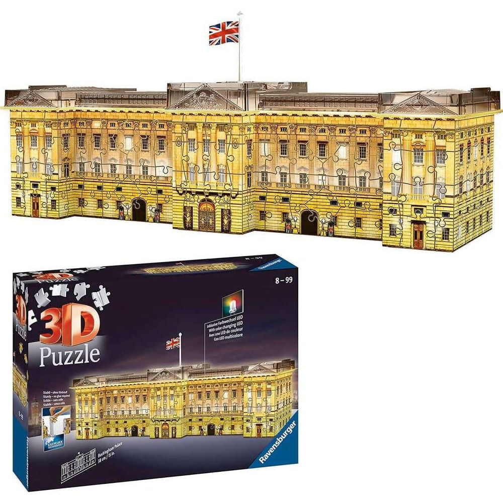 RAVENSBURGER  3D Puzzle Buckingham Palace bei Nacht