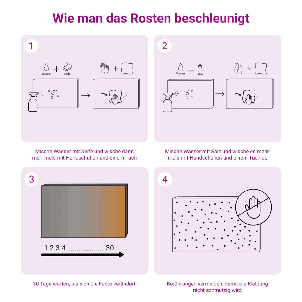 Pflanzkübel 49x47x46 cm Cortenstahl