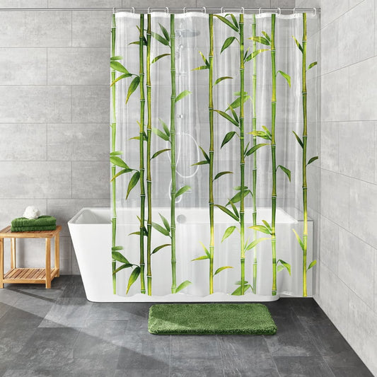 Kleine Wolke Duschvorhang Bamboo 180x200 cm Grün