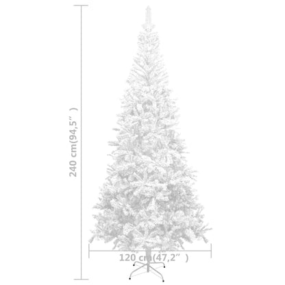 Künstlicher Weihnachtsbaum L 240 cm Weiß