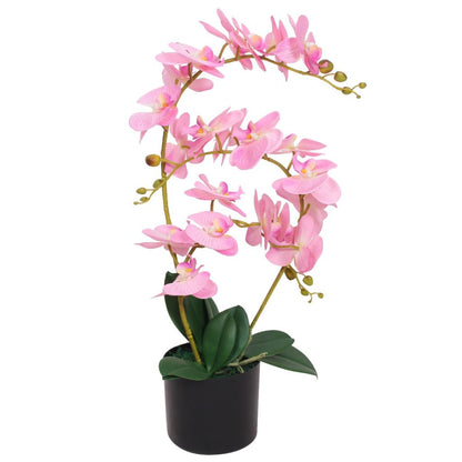 Künstliche Orchidee mit Topf 65 cm Rosa