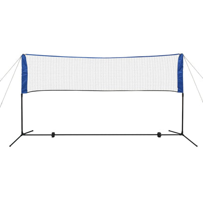 Badmintonnetz-Set mit Federbällen 300 x 155 cm