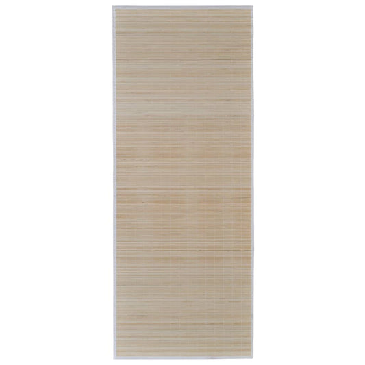 Teppich Bambus 100 x 160 cm Natur