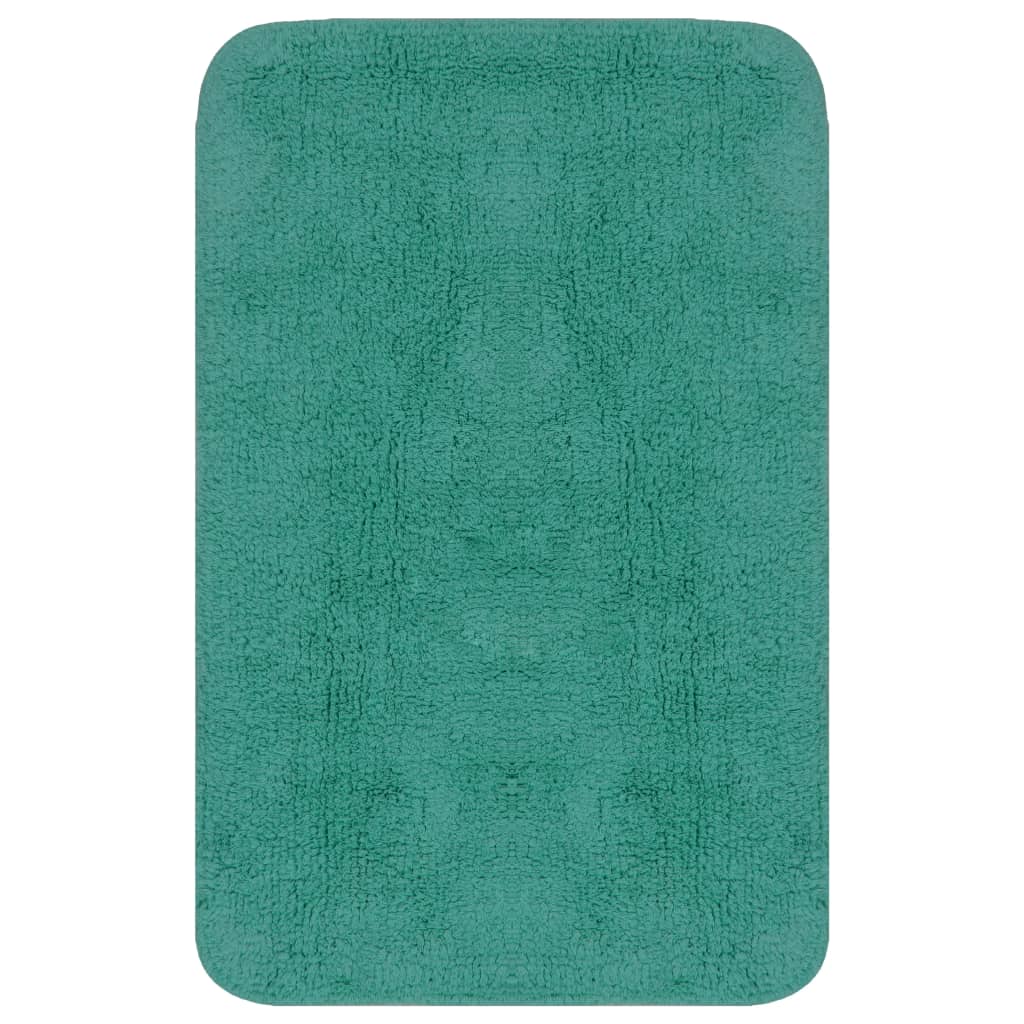 Badematten-Set 3-tlg. Stoff Türkis