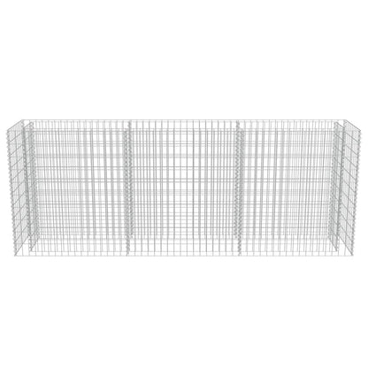 Gabionen-Hochbeet Verzinkter Stahl 270×50×100 cm