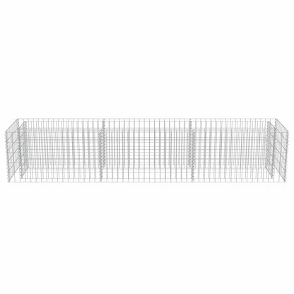 Gabionen-Hochbeet Verzinkter Stahl 270×50×50 cm