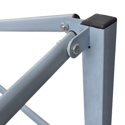 Faltzelt mit 2 Wänden 291x291x315 cm Cremeweiß