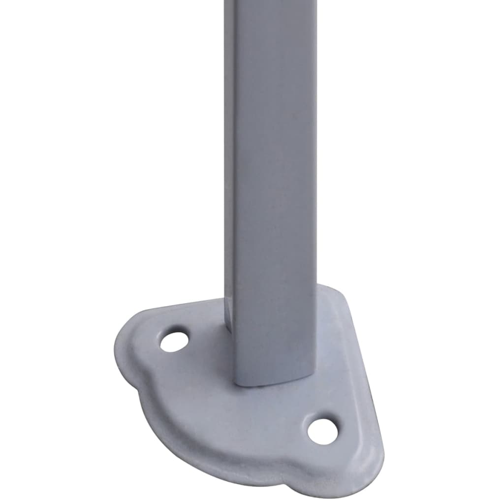 Faltzelt mit 2 Wänden 291x291x315 cm Cremeweiß