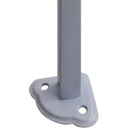 Faltzelt mit 2 Wänden 291x291x315 cm Cremeweiß