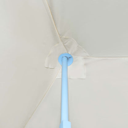 Faltzelt Partyzelt Pop-Up mit 8 Seitenwänden 870x291x315 cm Creme