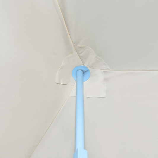 Faltzelt Partyzelt Pop-Up mit 8 Seitenwänden 870x291x315 cm Creme