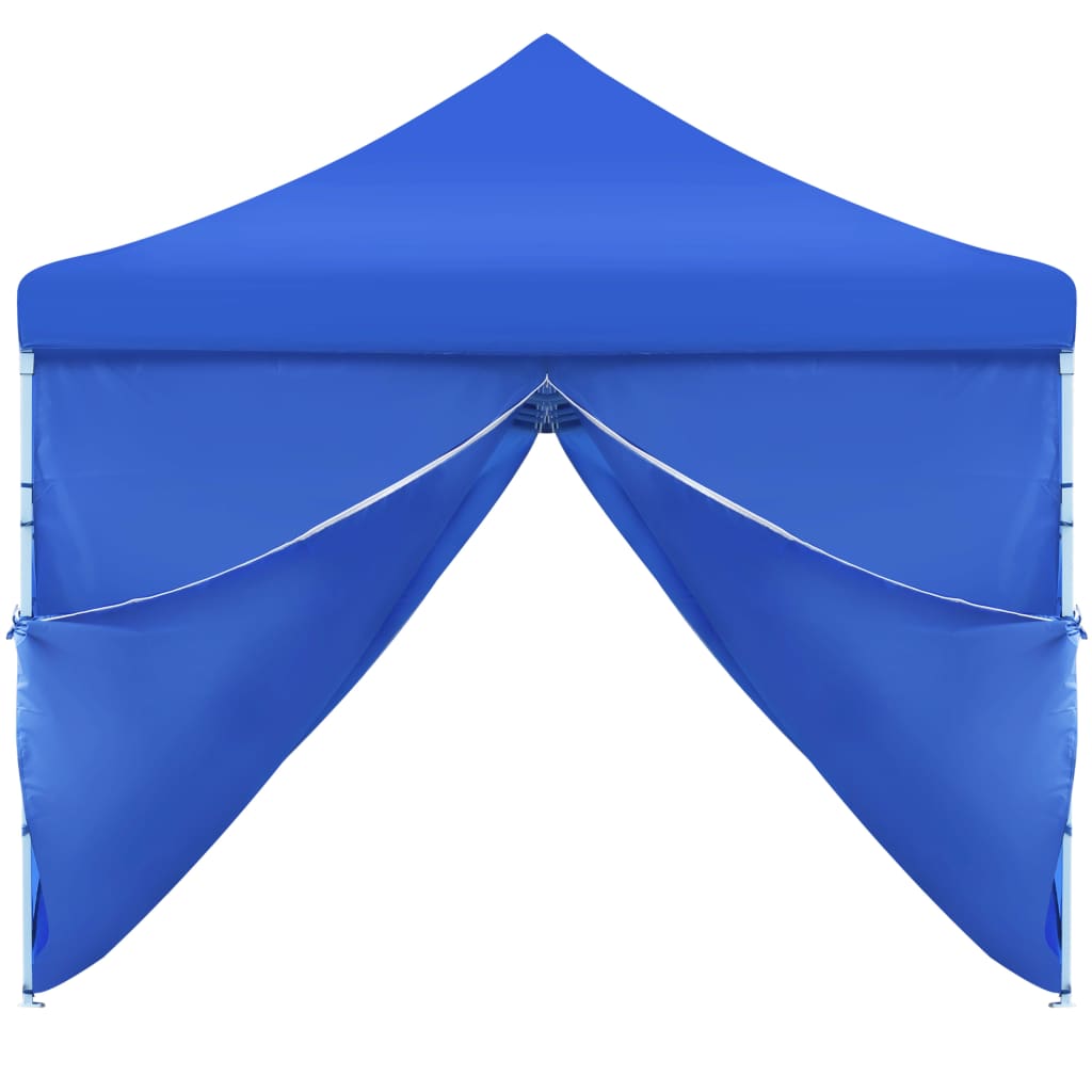 Faltzelt Partyzelt Pop-Up mit 8 Seitenwänden 870x291x315 cm Blau