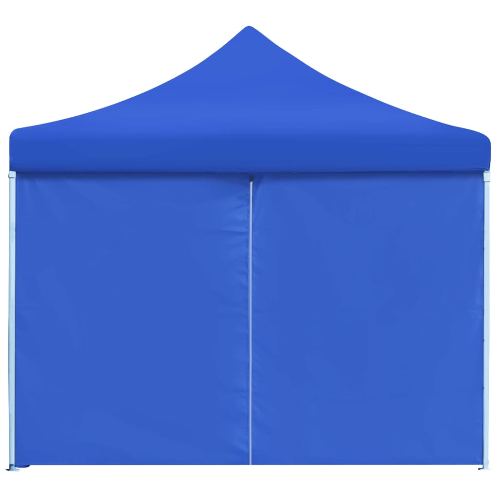 Faltzelt Partyzelt Pop-Up mit 8 Seitenwänden 870x291x315 cm Blau