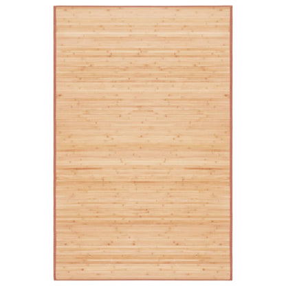 Teppich Bambus 100×160 cm Braun