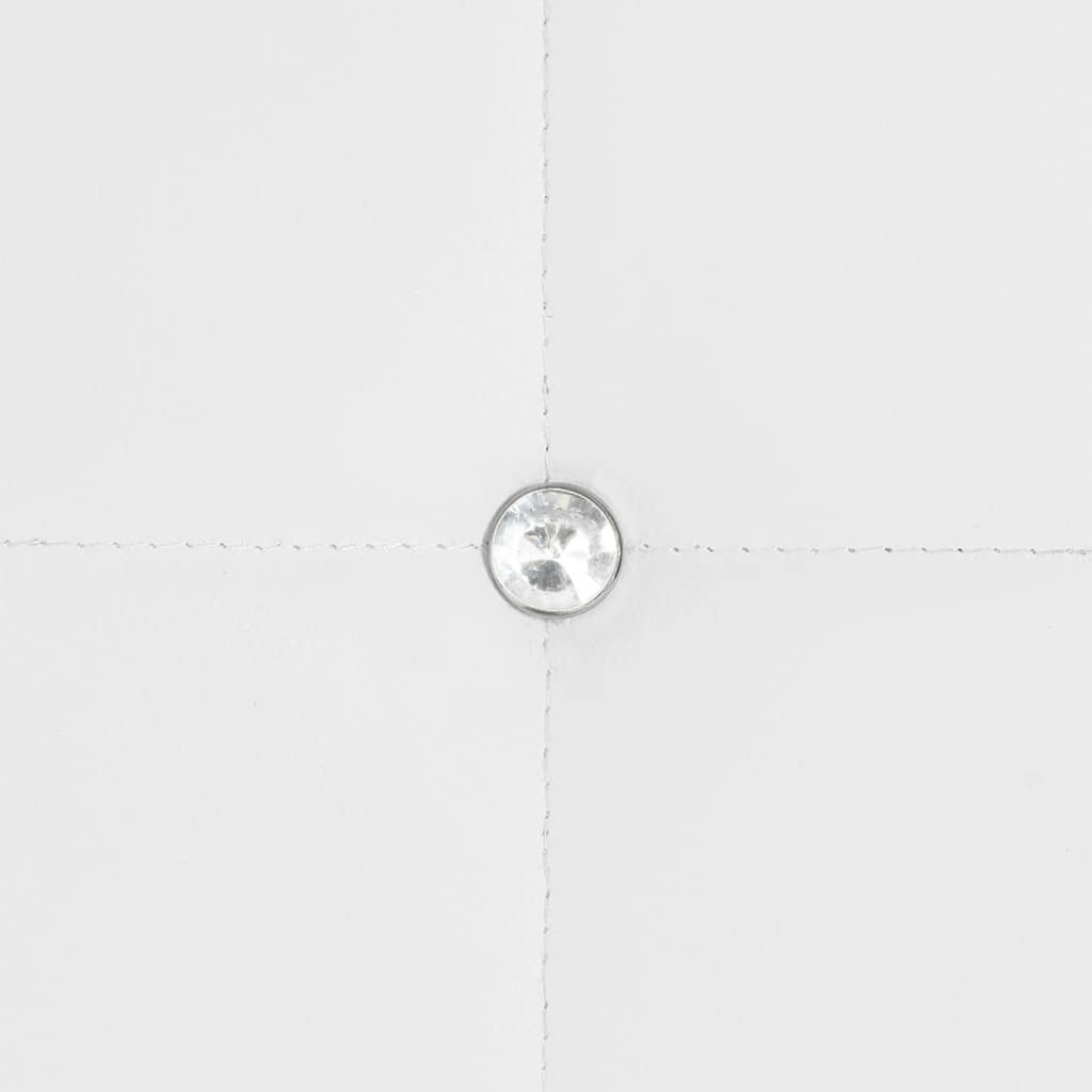 Esszimmerstühle 6 Stk. Kunstleder Weiß