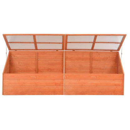 Frühbeet Holz 180x57x62 cm