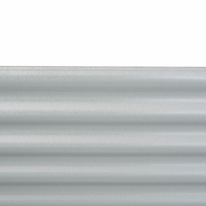 Garten-Hochbeet 160x80x81 cm Verzinkter Stahl Silbern