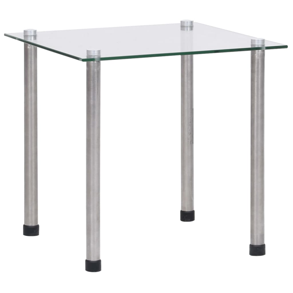 Satztische 3-tlg. Transparent Hartglas