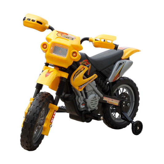 Kindermotorrad Gelb und Schwarz