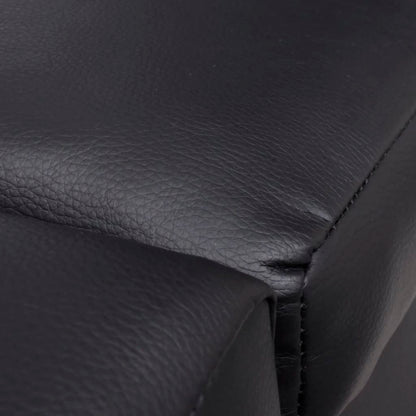 Chaiselongue Schwarz Kunstleder