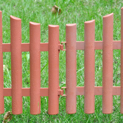 Rasenkanten 17 Stk. Braun 10 m PP