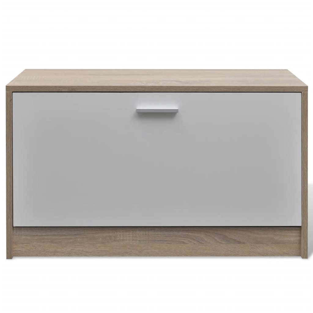 Garderobe 3-in-1  Schuhschrank, Spiegel & Garderobenpaneel