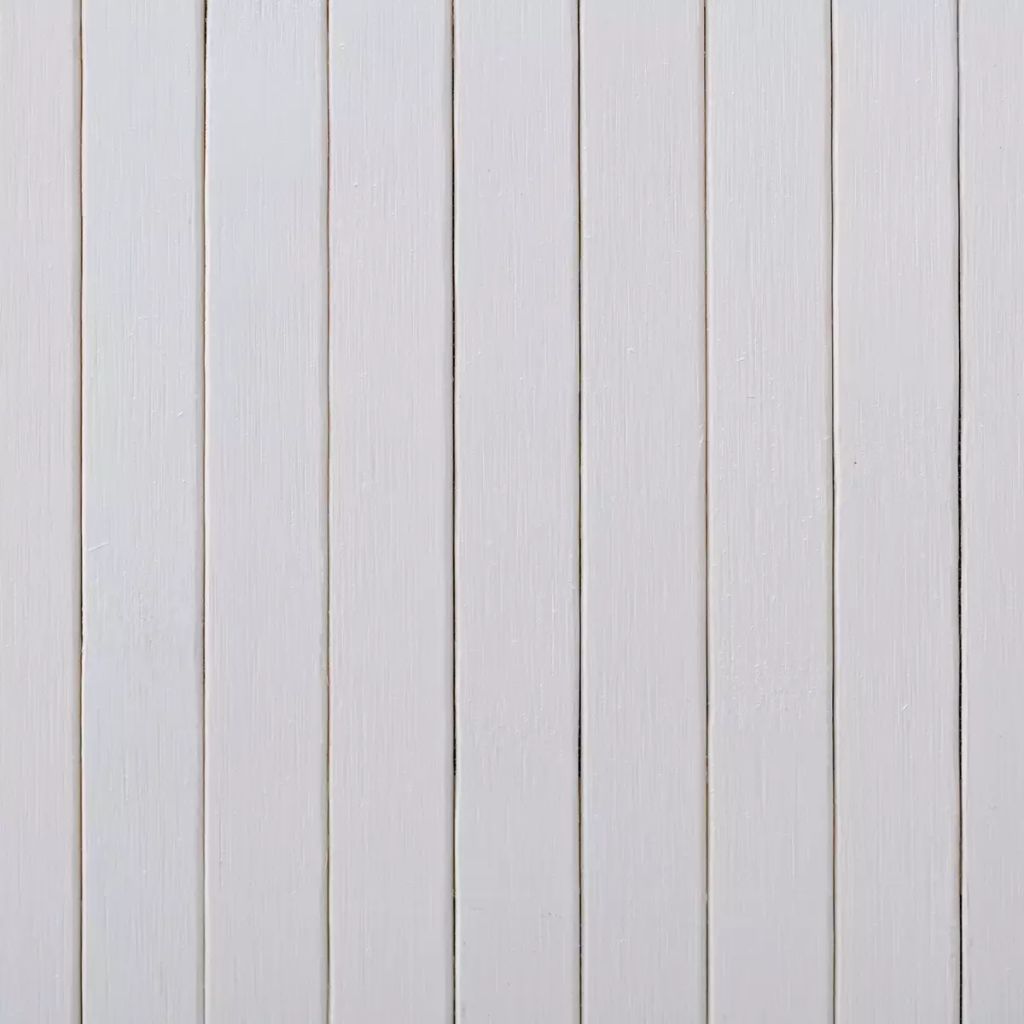 Raumteiler Bambus Weiß Breite 250 cm Höhe 165 cm