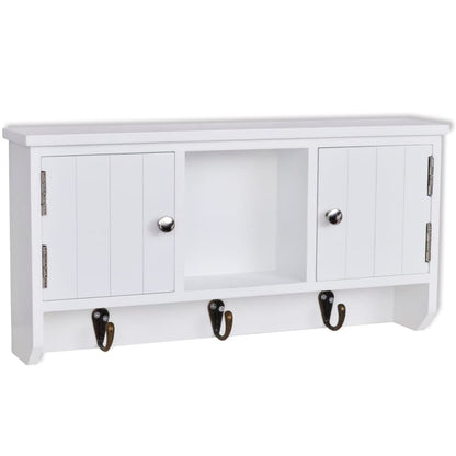 Wandschrank für Schlüssel mit Türen und Haken