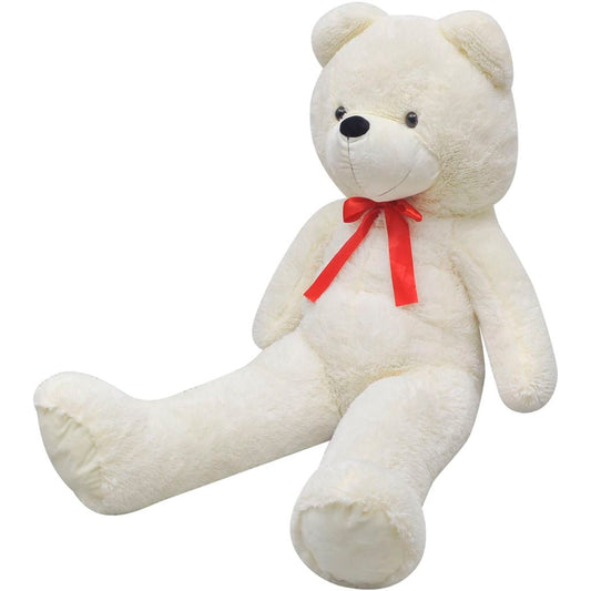 Weicher XXL-Plüsch-Teddybär Weiß 160 cm